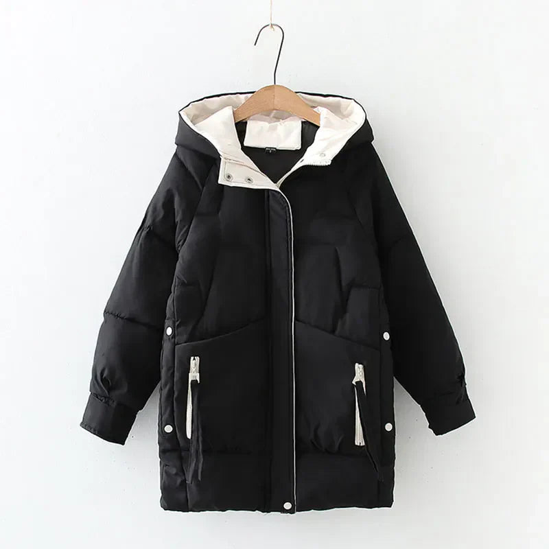 Stilvoll Parka Damen mit Kapuze | Vielseitig