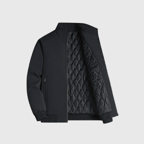 Herren Knopf Winter Steppjacke | Warme