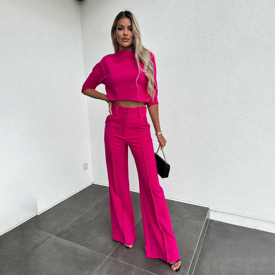 Business-stil zweiteiliges set für frauen