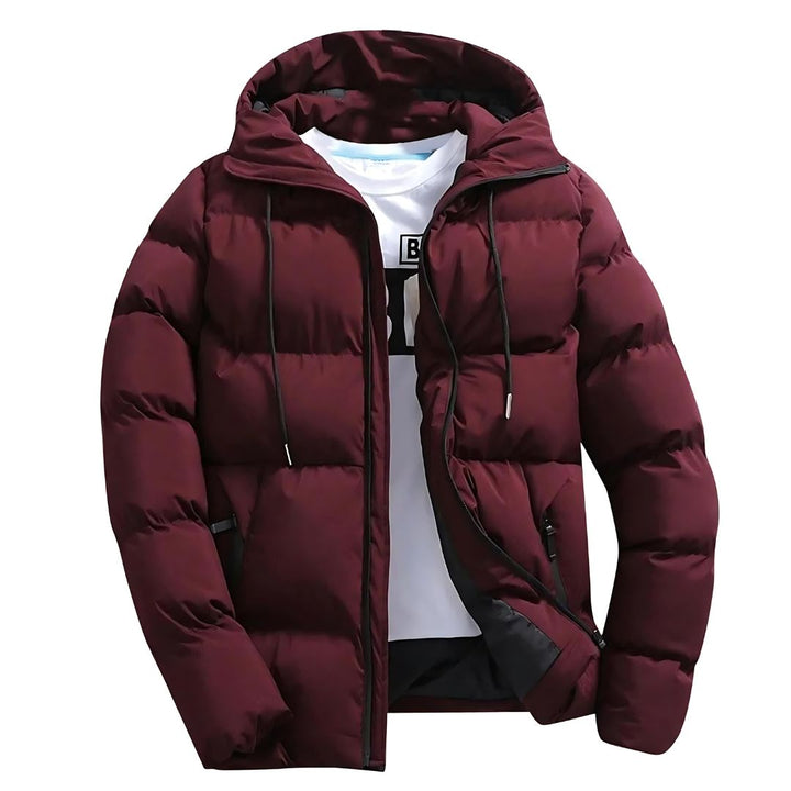 Herren Puffer Winterjacke | Kapuze