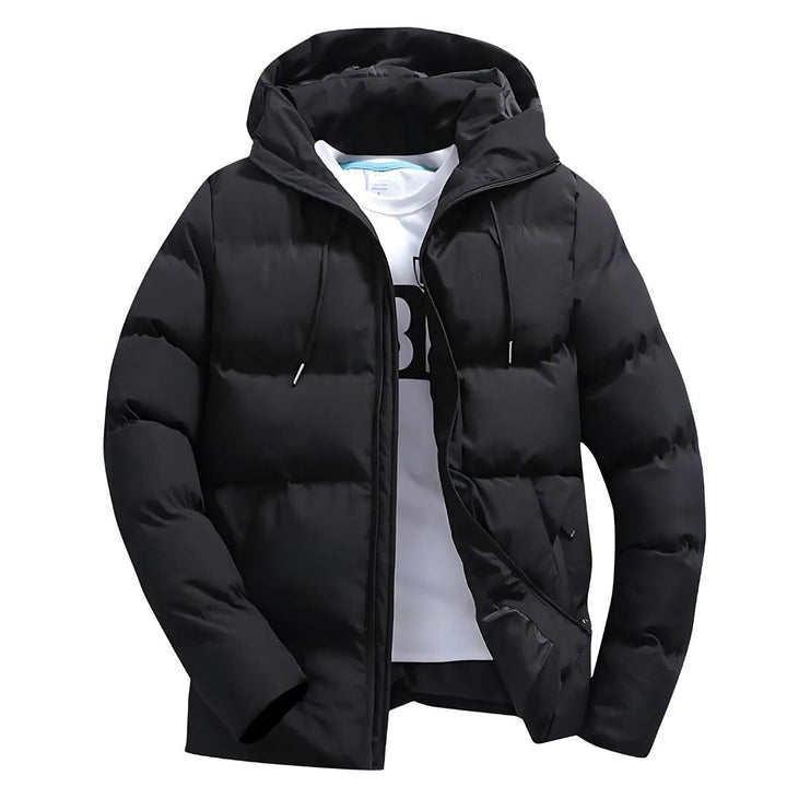 Herren Puffer Winterjacke | Kapuze