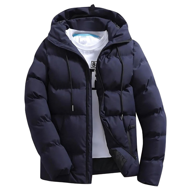 Herren Puffer Winterjacke | Kapuze