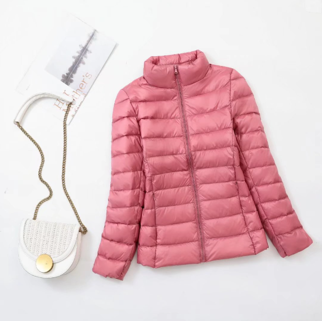 Ultraleichte dünne daunenjacke für frauen