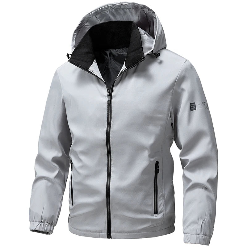 Herren Im Freien Wander Windjacke | Kapuze