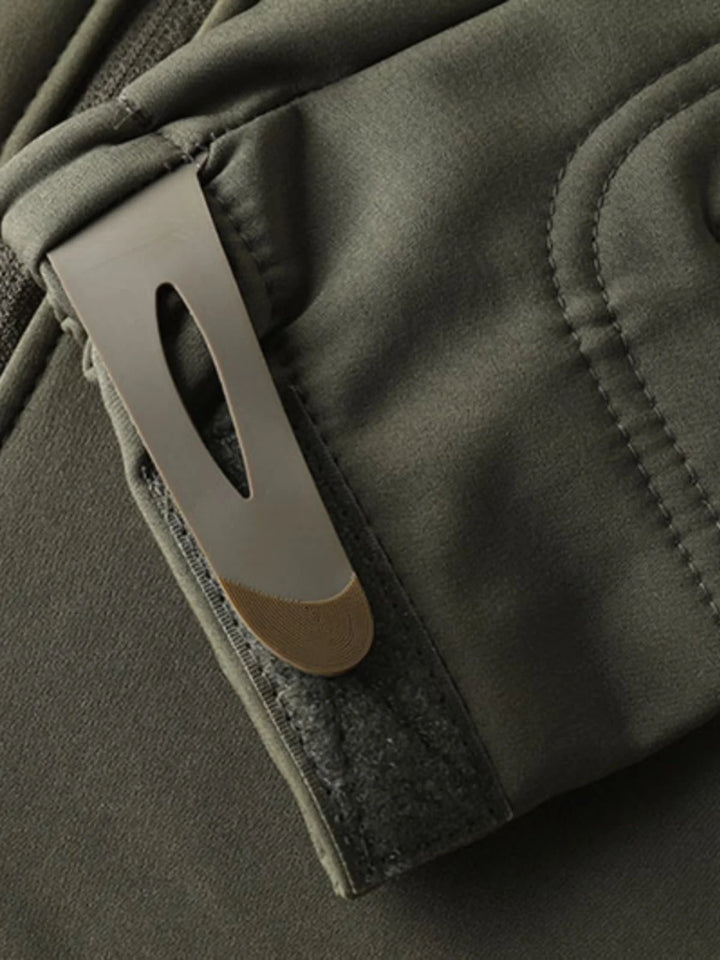 Taktische Softshell Jacke mit Kapuze für Herren | Zeitlos