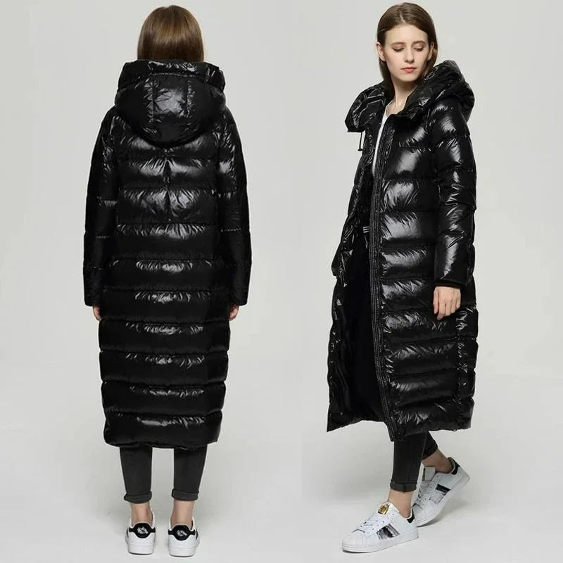 Damen Daunen Jacke Lang Winter | Warme