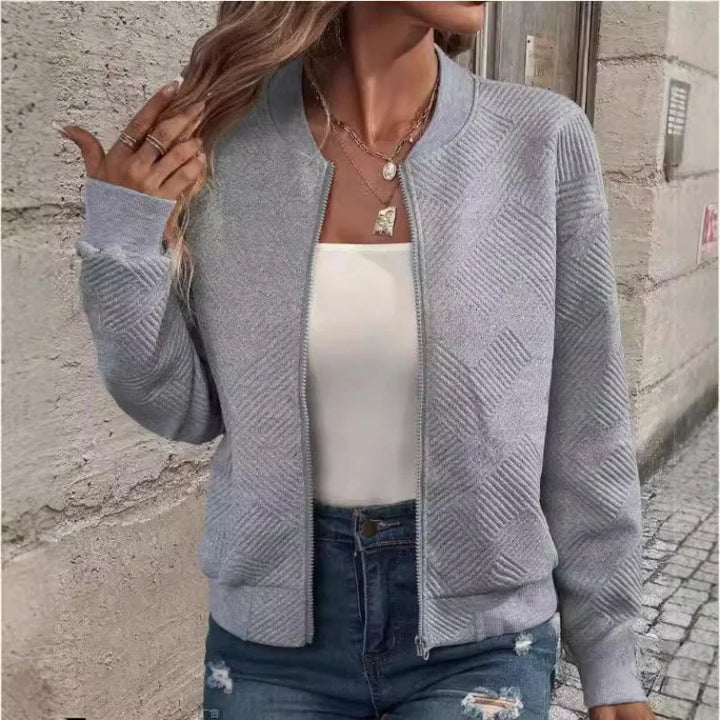 Bomberjacke mit Reißverschluss für Damen | Modern