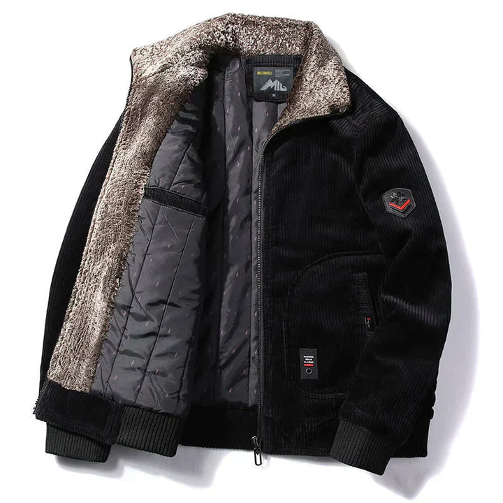 Herren Warme Dicke Reißverschlussjacke | Übergroß