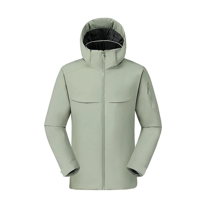 Winddichte Softshell Jacke mit Kapuze für Herren | Funktionell