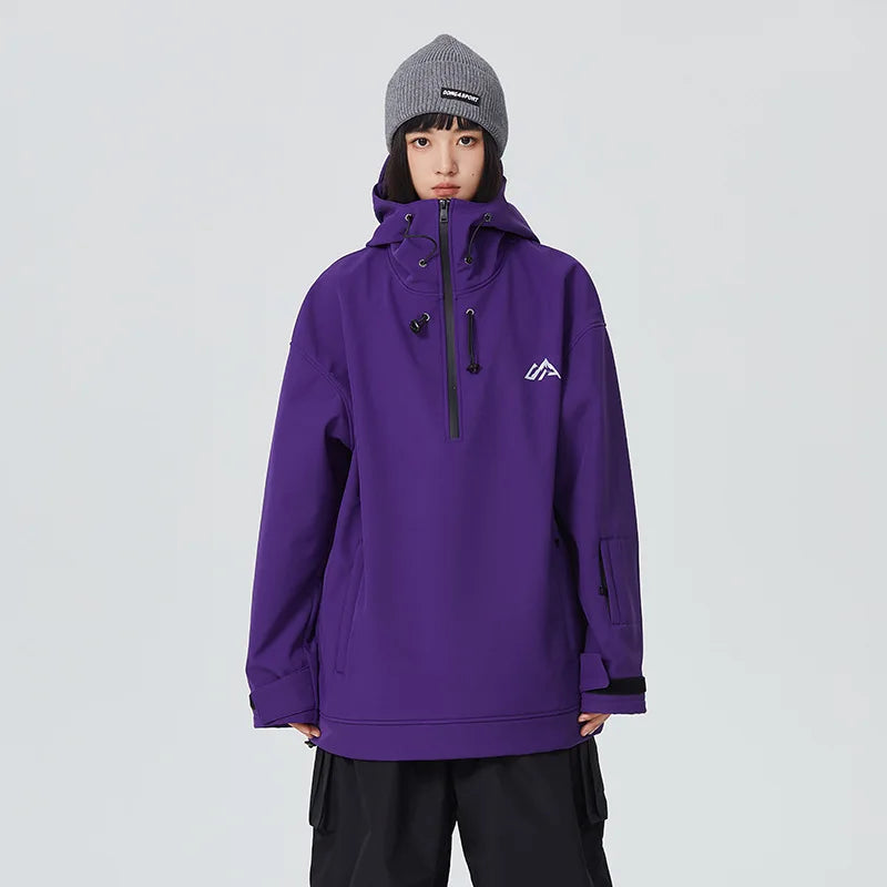 Unisex Funktionelle Skijacke | Mit Kapuze