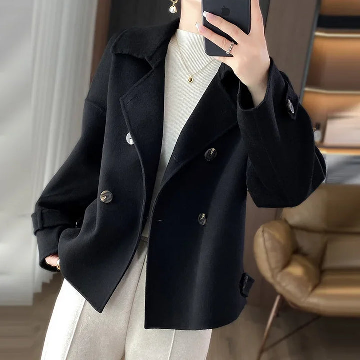 Damen Woll Jacke | Locker geschnitte