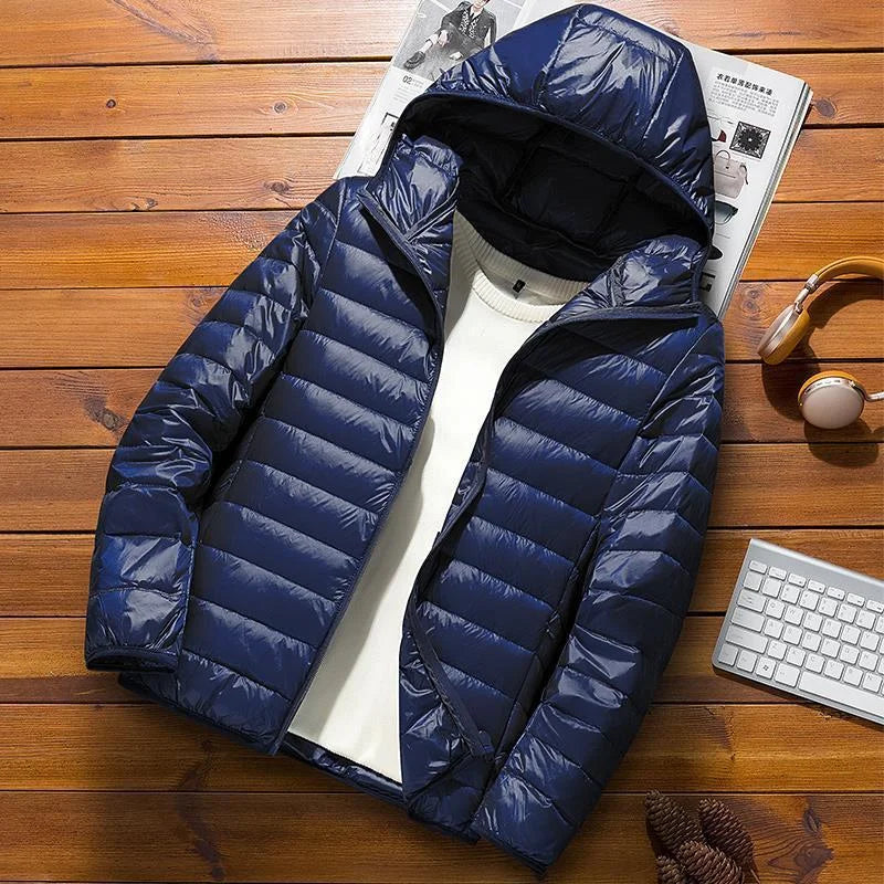 Warme Fleece Steppjacke für Herren | Lässig
