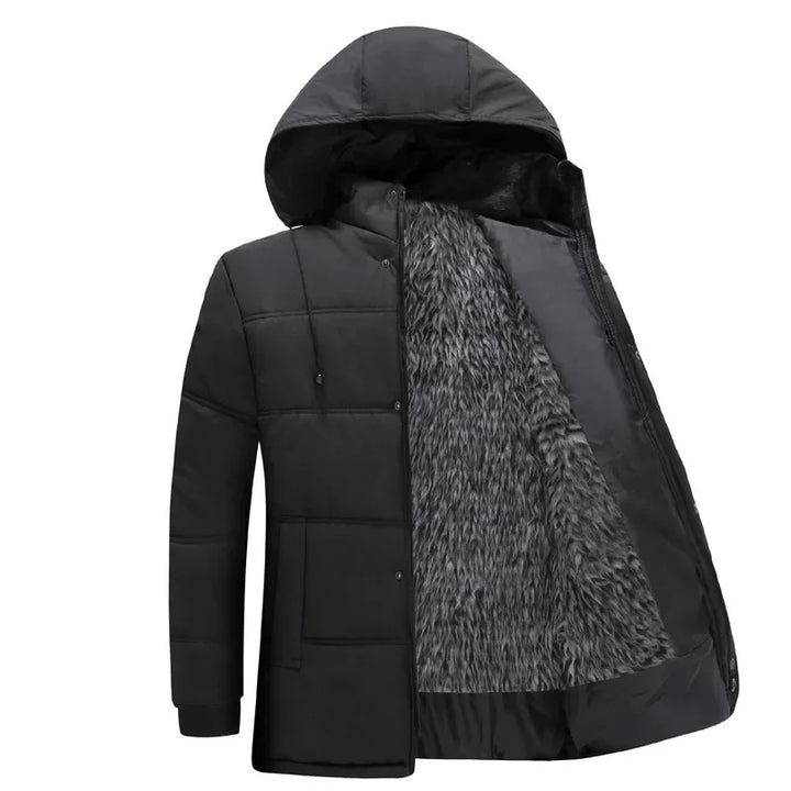 Daunen Jacke mit Kapuze für Herren | Warme