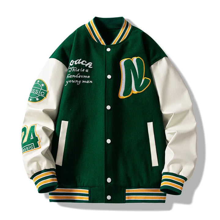 Einzigartige College Jacke im Baseball-Stil für Herren | Modisch
