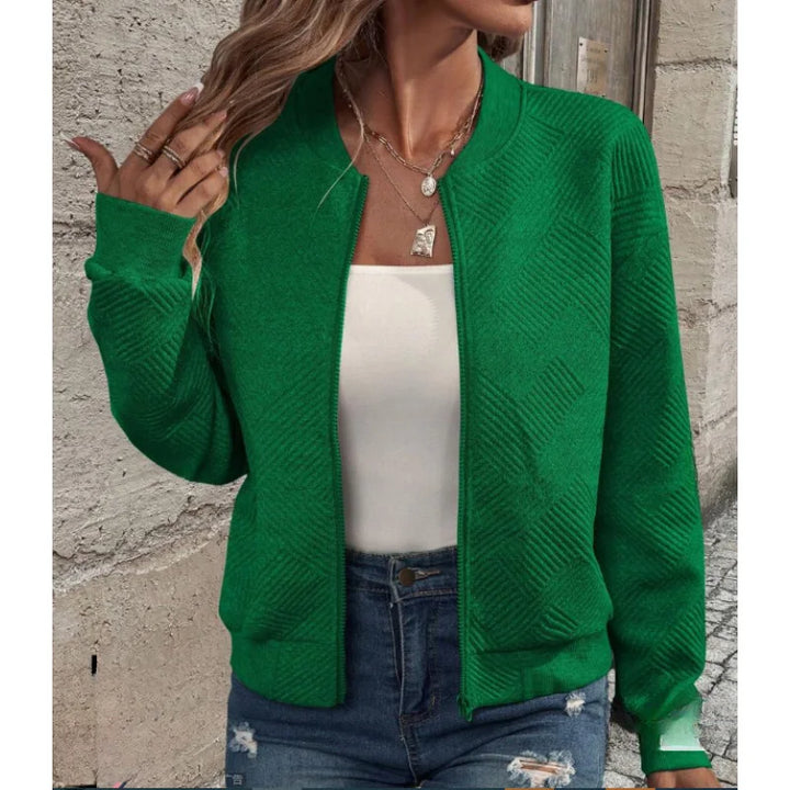 Bomberjacke mit Reißverschluss für Damen | Modern