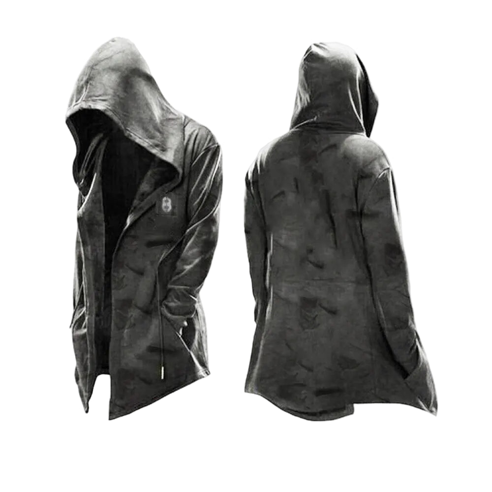 Herren Warme Skelett Fleecejacke | Kapuze