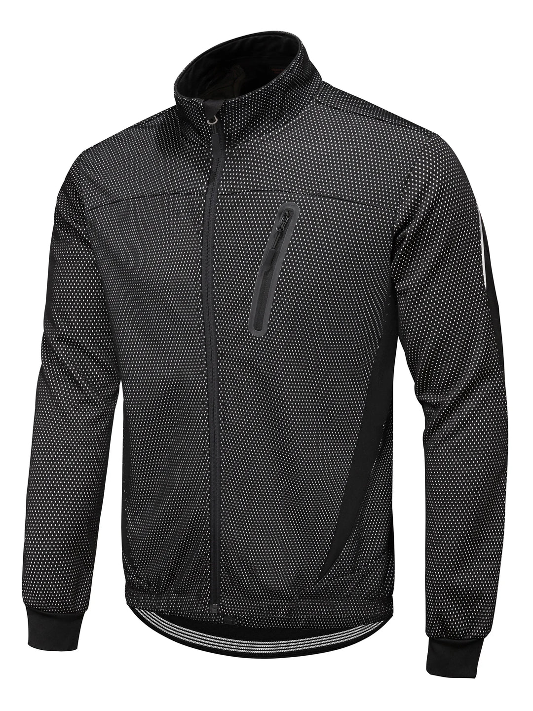 Herren Warme Langarm Windjacke | Reißverschluss