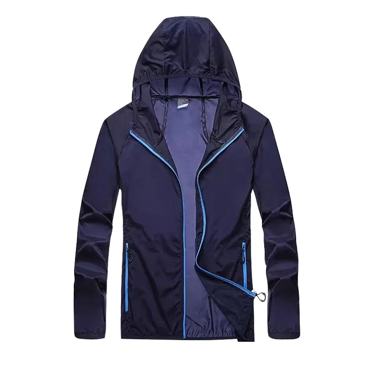 Unisex Kapuzen Windjacke | Reißverschluss