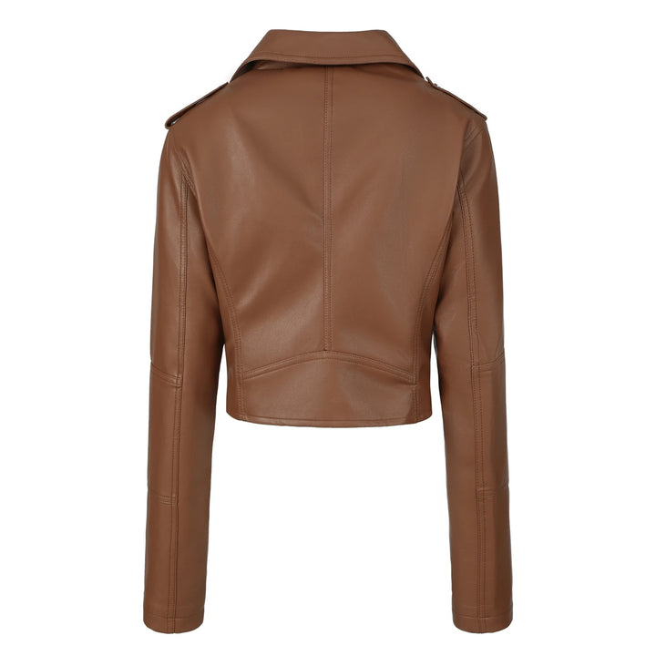 Bikerjacke mit verstellbarem Gürtel für Damen | Trendig