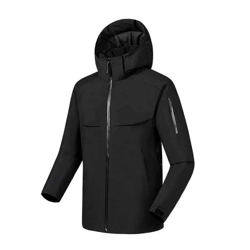 Winddichte Softshell Jacke mit Kapuze für Herren | Funktionell