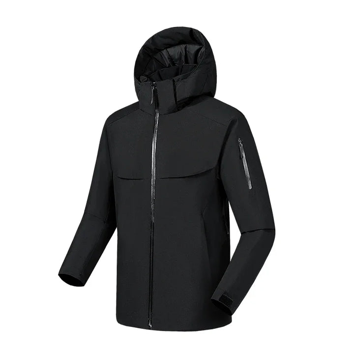 Winddichte Softshell Jacke mit Kapuze für Herren | Funktionell