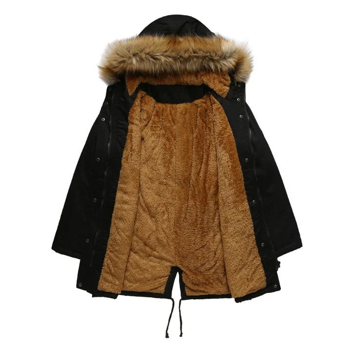 Parka Damen mit Kapuze und schmaler Passform | Retro