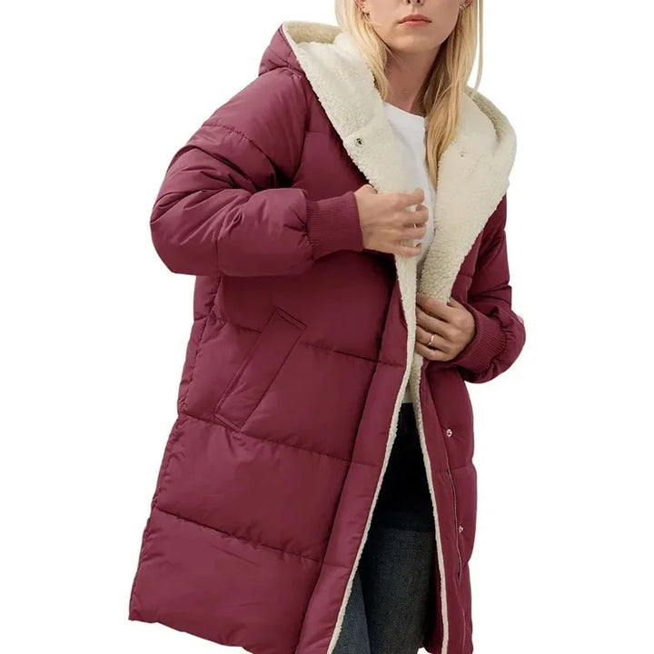 Winter Warme Parka Damen | mit Kapuze