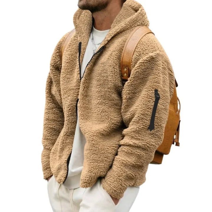 Fleece Jacke mit Reißverschluss für Herren | Moderne