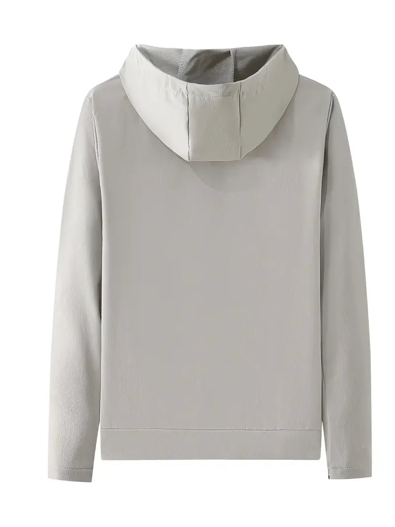 Herren Kapuze Freizeit Windjacke | Reißverschluss