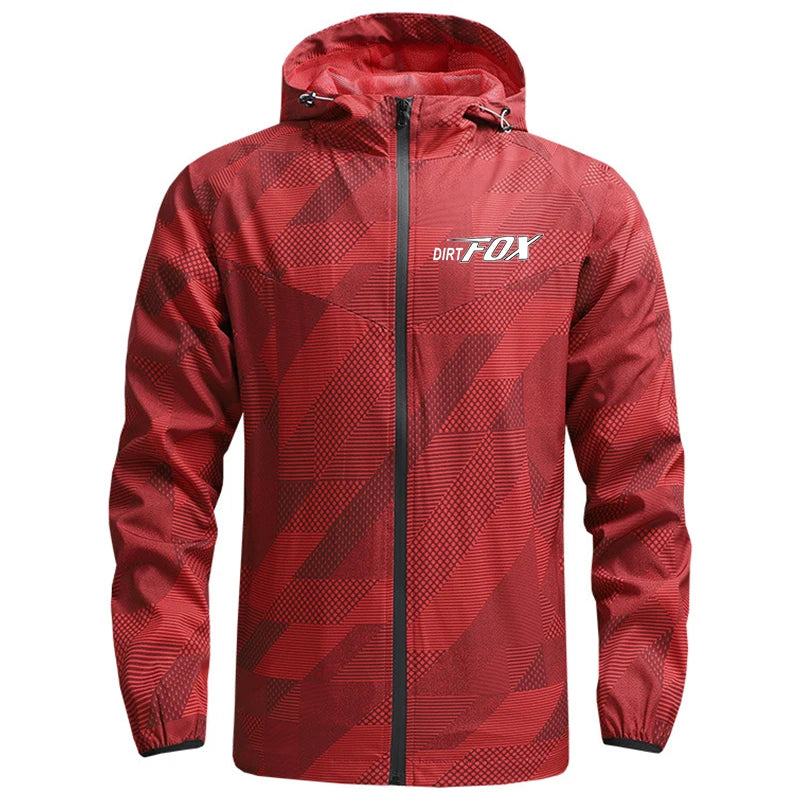 Regenjacke mit Kapuze für Herren | Für Radfahrer