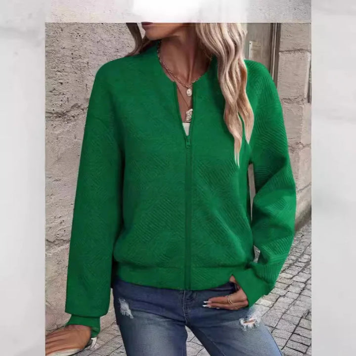 Bomberjacke mit Reißverschluss für Damen | Modern