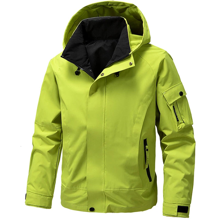 Softshell Skijacke mit Kapuze für Herren | Winddicht