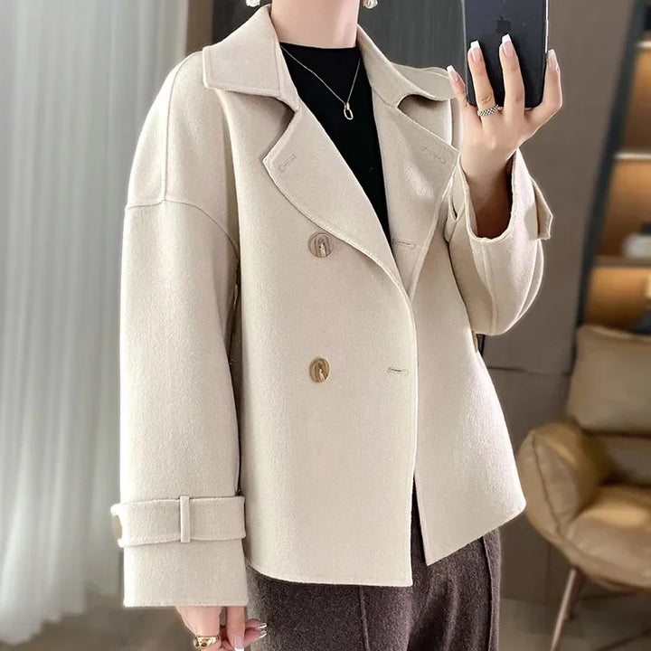 Damen Woll Jacke | Locker geschnitte