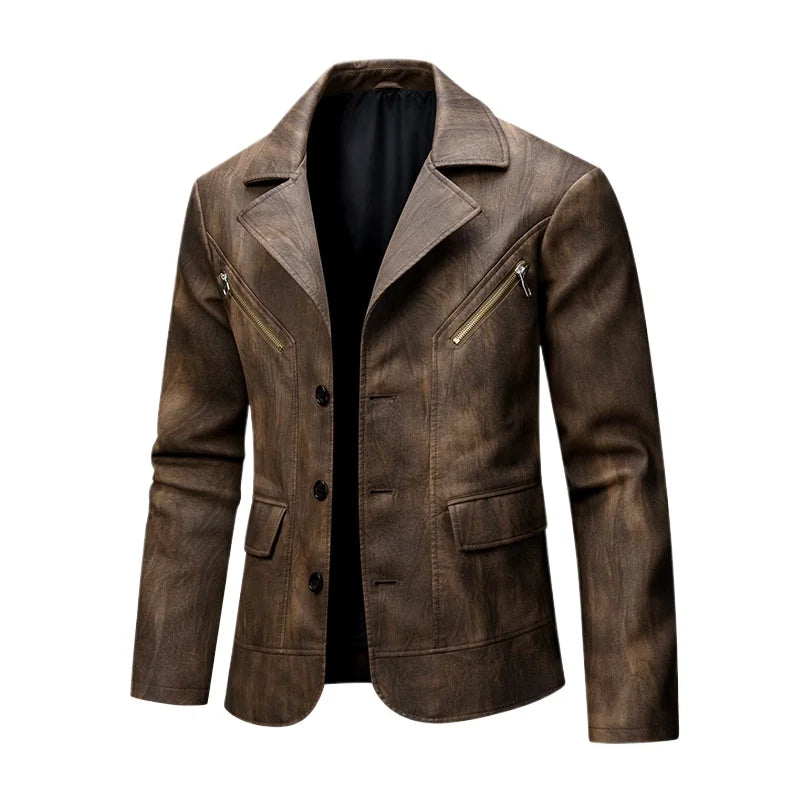 Herren Einreiher Trench Coat | Schmal geschnitten
