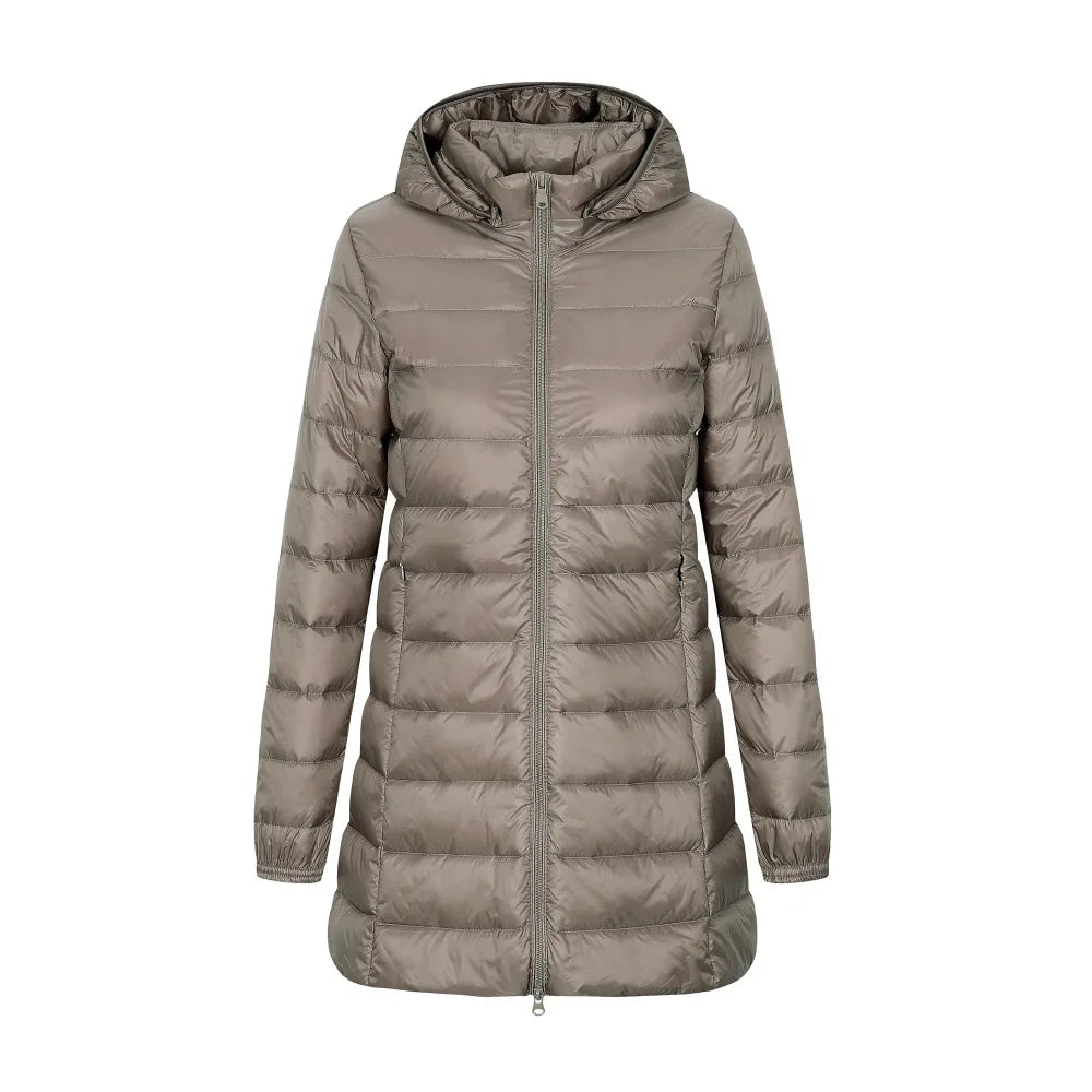 Daunen Jacke für Damen mit Kapuze | Modisch