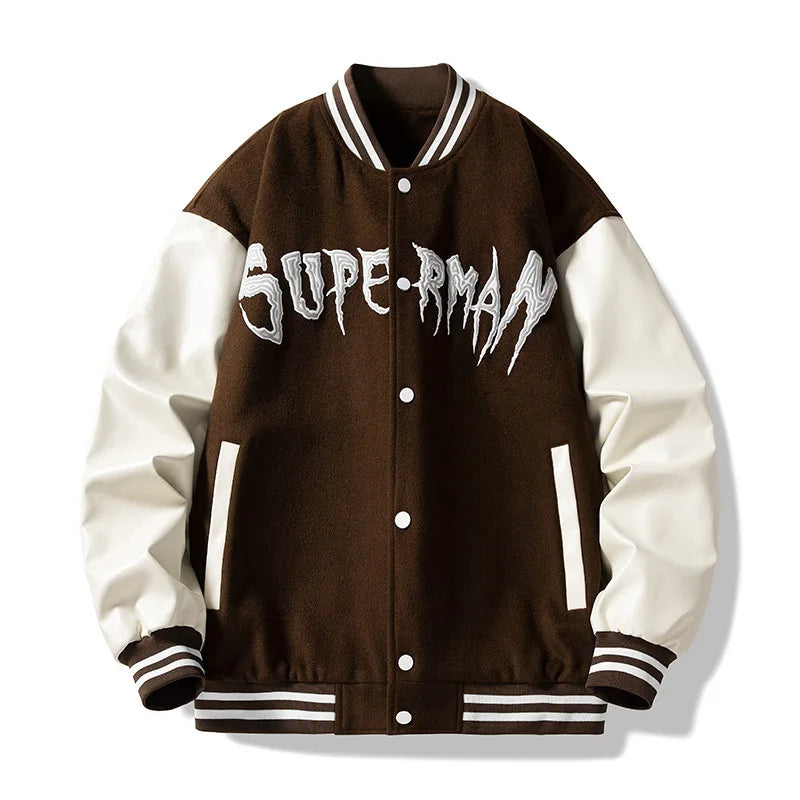 Einzigartige College Jacke im Baseball-Stil für Herren | Modisch