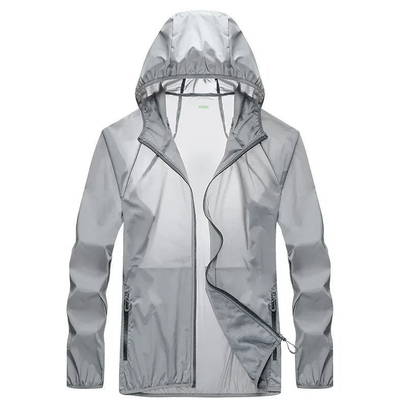 Unisex Kapuzen Windjacke | Reißverschluss
