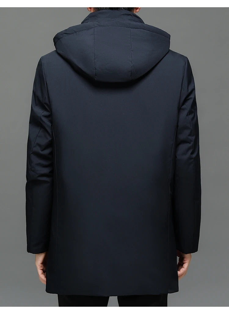 Parka Herren mit Kapuze | Lang