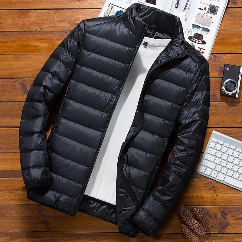 Warme Fleece Steppjacke für Herren | Lässig