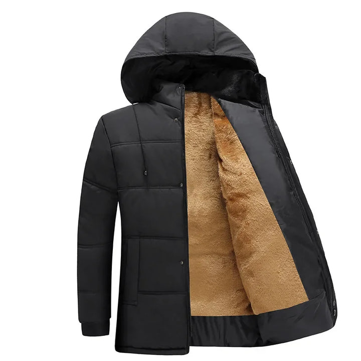 Daunen Jacke mit Kapuze für Herren | Warme