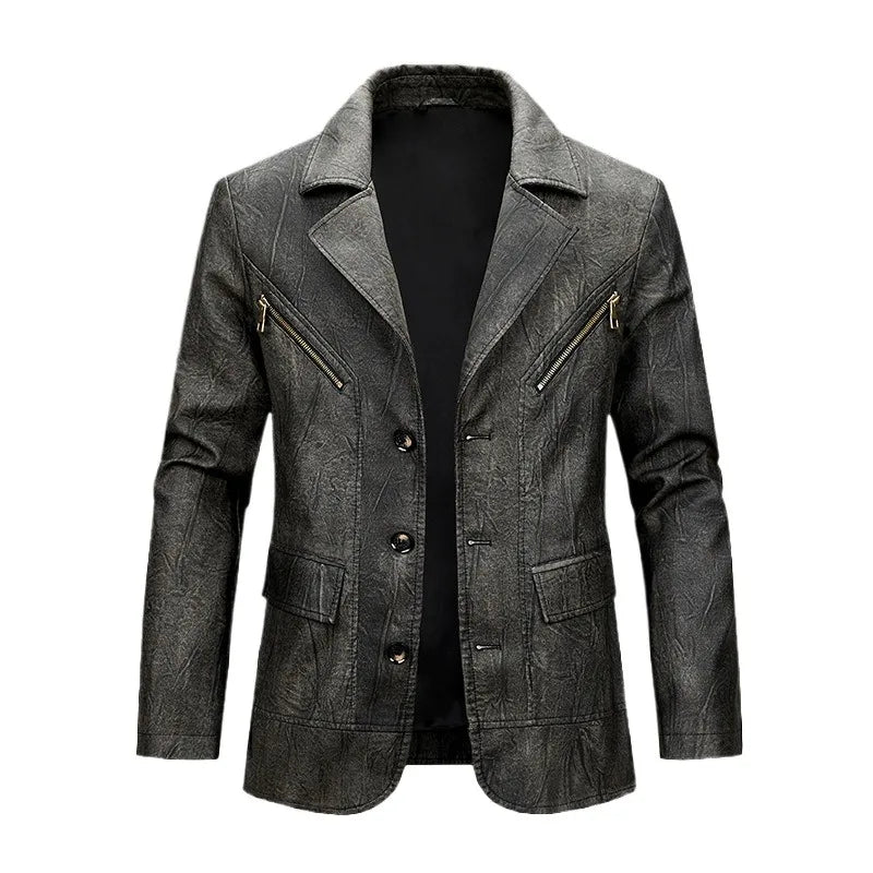 Herren Einreiher Trench Coat | Schmal geschnitten