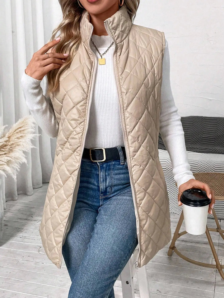 Damen Winter Warm Pufferweste | Ärmellos