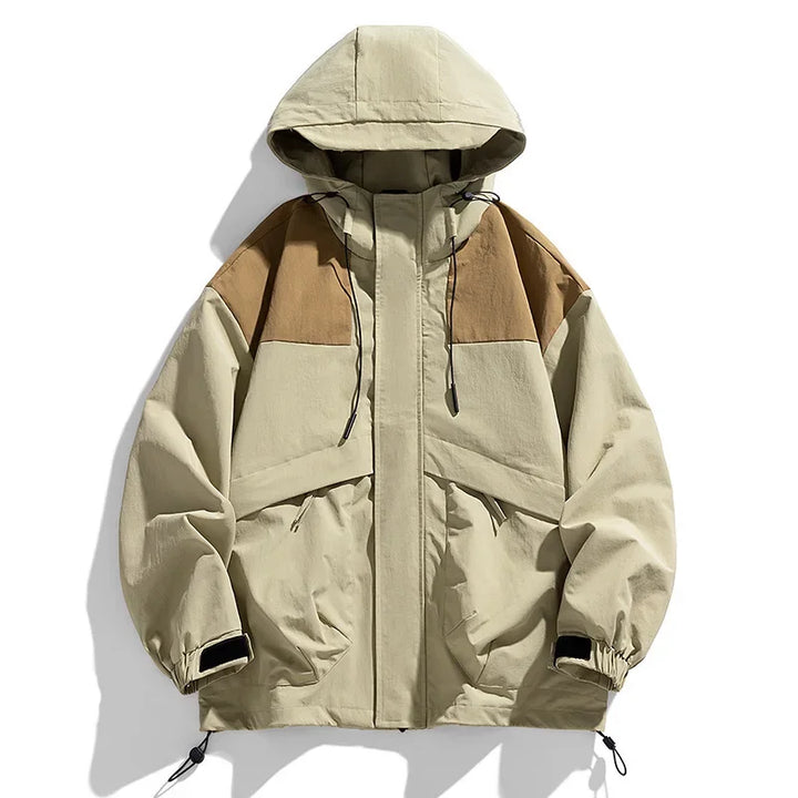 Wasserdichte Regenjacke für Herren | Mit Kapuze