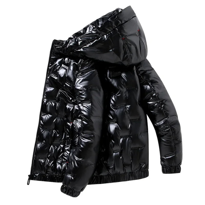 Winddicht Daunen Jacke für Herren Warm | Glänzende