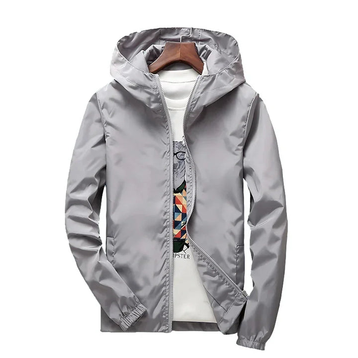 Unisex Kapuze Im Freien Windjacke | Reißverschluss