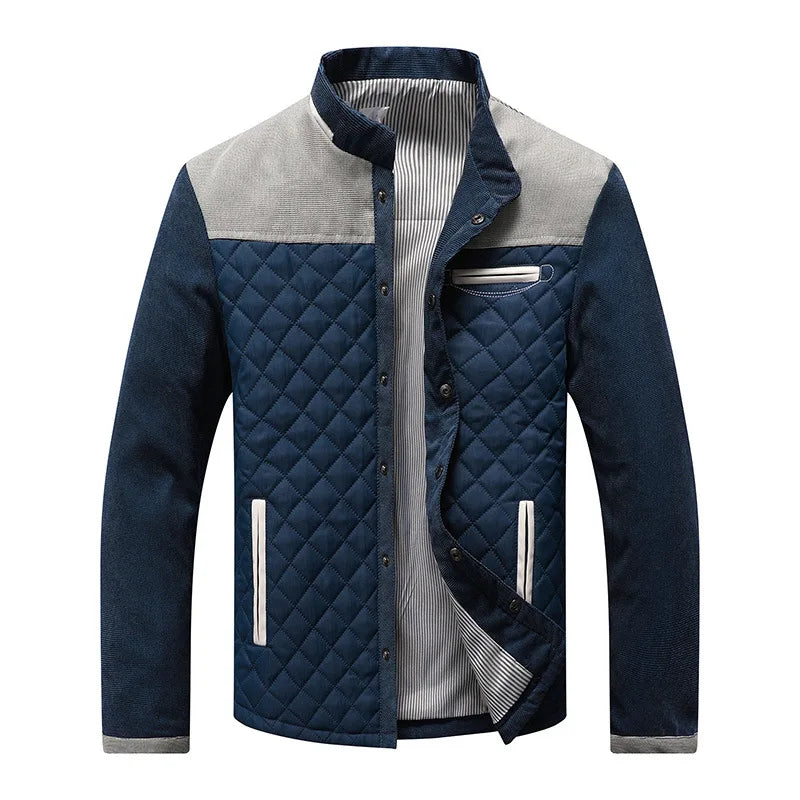 Herren Lässige Bomber Jacke | Knopf Daunen