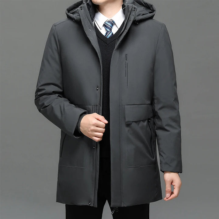 Parka Herren mit Kapuze | Lang