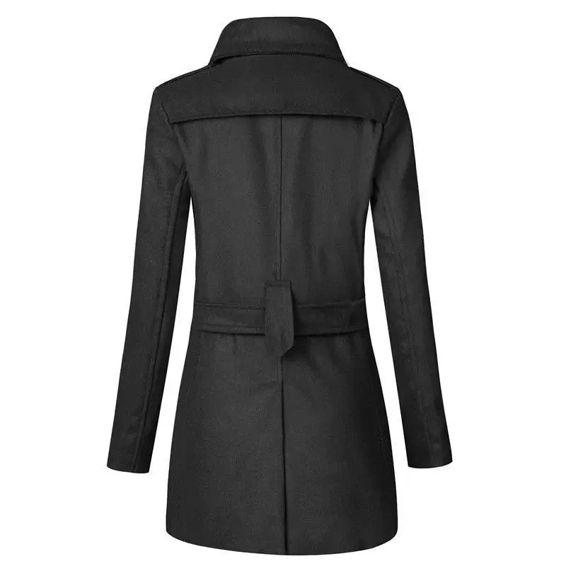 Herren Langer Trench Coat | Zweireiher