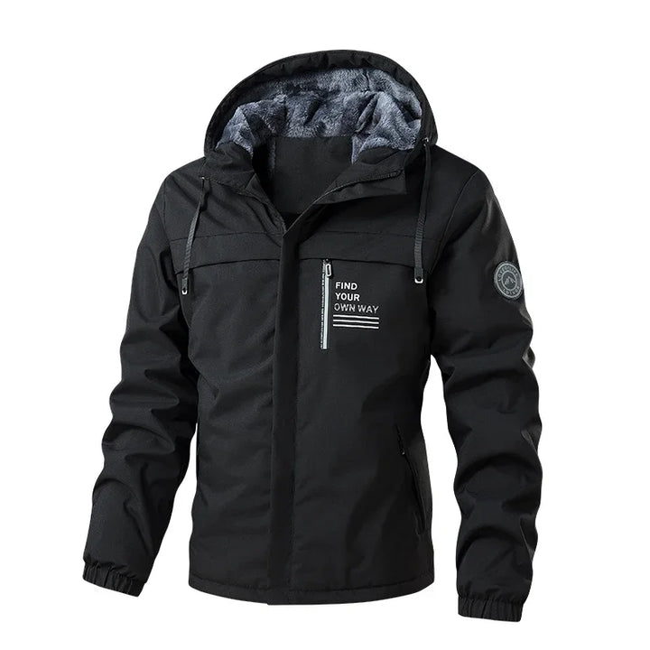 Ski Jacke mit Kapuze für Herren | Wetterfest