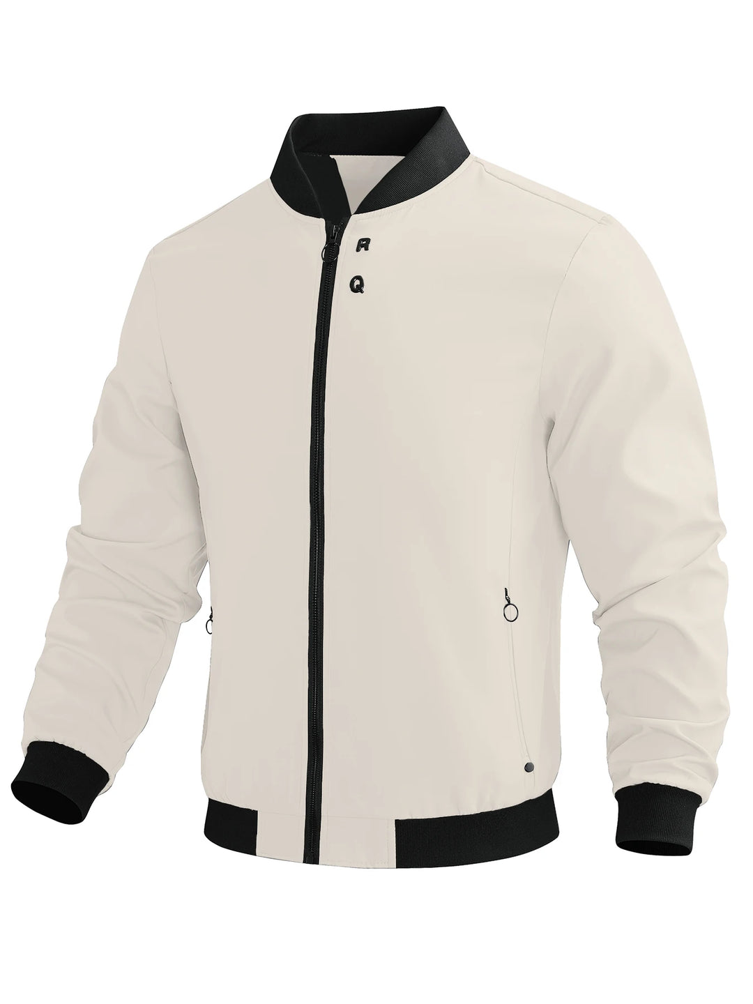 Herren übergangsjacke mit Stehkragen und Reißverschluss | Langarm